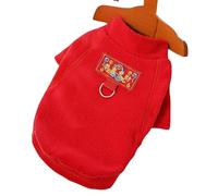 YQQYMBD dog coat Pet Dog Cat Autumn And Winter Clothes Plus Velvet Bottoming Shirt Outer Wear Can Pull Bichon French Bulldog-may You Be Happy And Prosperous-xxl