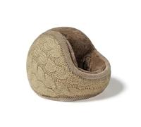 YQQYMBD Earmuffs Foldable Back-worn Knitted Earmuffs, Warm And Fashionable Earmuffs For Autumn And Winter-khaki-average Code