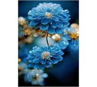 YqsIbth 5D Diamond Painting Kits, DIY Flowers Diamond Art Kits, Full Drill Arts and Crafts Canvas Painting, DIY Crystal Rhinestone Embroidery for Home Wall Deco 30x40cm