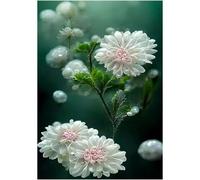 YqsIbth 5D Diamond Painting Kits, DIY Flowers Diamond Art Kits, Full Drill Arts and Crafts Canvas Painting, DIY Crystal Rhinestone Embroidery for Home Wall Deco 30x40cm