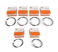 YQsqEtdKH D1146 DE08TIS Piston Ring 6-cylinder 111x3.3K+3+4 Compatible With Automotive Engine Models DE08T DE08TI DE08 65.02503-8146 Rebuild Kit Engine Parts(6-cylinder)