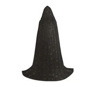 YQTGBCED Ancient Egyptian Hieroglyph Print Hooded Cloak For Halloween,Renaissance Style,Perfect For Role Play And Parties
