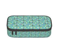 YQTGBCED Animal Cartoon Print Large Capacity Pen Case with Organizer,Oxford Cloth Material,Multiple Compartments