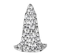 YQTGBCED Cute Baby Penguins Sketch Print Hooded Cloak For Halloween,Renaissance Style,Perfect For Role Play And Parties