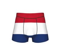 YQTGBCED Dutch Flag Print Men'S Boxer Briefs,Underwear Men,Comfortable Boxers For Men,Ideal Base Layer Shorts Black