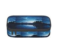 YQTGBCED Night Sky Print Large Capacity Pen Case with Organizer,Oxford Cloth Material,Multiple Compartments