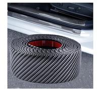 YQVDQRTXS Car Door Sill Protector,For Renault Captur II I/Captur E-TECH 2.Gen/1.gen 2013-2024 2025 Scuff Plate Guard, Entry Scratch Protector, Carbon Fibre Step Bumper Guard Strip,Width 7cm