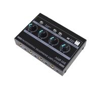 YQVEOT Audio Mixer, Headphone Amplifier Audio 4 Channels Powerful Stage Ultra Compact Studio