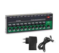 YQVEOT Audio Mixer, MIX1000 Ultra Low Noise 10 Channel Stereo Mixer Mini Sound Audios Mixer Power DC5V