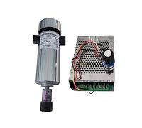 YQVEOT Spindle Motor Kit, Air Cooled 0.8kw 20000RPM CNC SpindleMotor Kit ER16/ Chuck 800W Spindle Motor + Power Supply Speed Governor For Engraving(Package 4 ER16)