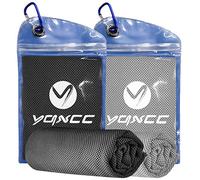 YQXCC 2 Pack Cooling Towel (120x30 cm) Ice Towel for Neck, Microfibre Cool, Soft Breathable Chilly for Yoga, Golf, Gym, Camping, Running, Workout & More Activities