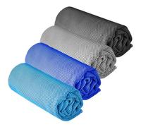 YQXCC 3 Pcs Cooling Towels, 120x30 cm, Ice Cool Microfibre Towel for Neck | Soft Breathable, Cooling Neck Wrap for Gym, Yoga, Golf, Running, Camping, Workouts, Outdoor Activities & Hot Weather