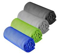 YQXCC 3 Pcs Cooling Towels, 120x30 cm, Ice Cool Microfibre Towel for Neck | Soft Breathable, Cooling Neck Wrap for Gym, Yoga, Golf, Running, Camping, Workouts, Outdoor Activities & Hot Weather