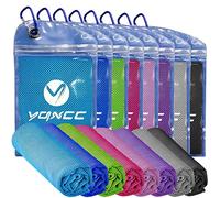 YQXCC 8 Pack Cooling Towel (120x30 cm) Ice Towel for Neck, Microfibre Cool Chilly Towel for Yoga, Golf, Gym, Camping, Running, Workout & More Activities