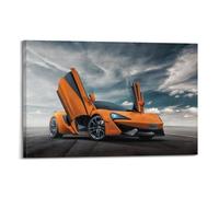 YQXTRB Sport Car Poster 570S Orange Super Car Race Car Poster Decorative Painting Canvas Wall Posters And Art Picture Print Modern Family Bedroom Decor Posters 12x18inch(30x45cm)