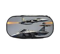 YQxwJL Aircraft Fighter Jets print Large Capacity Pencil Case Black Color,Pen Bags Pencil Pouch Organizer for Office College