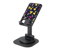 YQxwJL Ballroom Dance Small Pattern Print Rotating Phone Stand,Adjustable Foldable Phone Holder, Cell Phone Stand, for Office Home