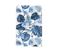 YQxwJL Blue Flower Tropical Print kitchen Towels Dish Cloths, Towels Waffle Weave Ultra Soft Absorbent Quick Drying, 41x66 Cm