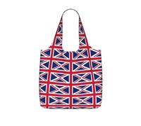 YQxwJL British Flag Print Ultralight Foldable Tote With Drawstring, Reusable Grocery And Travel Bag Packable Collapsible