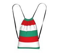 YQxwJL Bulgarian Flag Print Drawstring Backpack Bags, String Backpack Cinch Sack Bags For Trip Beach For Daily Use