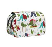 YQxwJL Colorful Dinosaurs print Pen Bags Pencil Bag Pouch Case,Pencil Pouch Organizer for Office College Daily Use