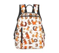YQxwJL Dachshund Weiner Pet Dog Print Lightweight Backpack,Travel Bookbag College Bag,Laptop Backpack for Men Women, Cute Squirrels, One Size