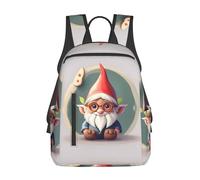 YQxwJL Dachshund Weiner Pet Dog Print Lightweight Backpack,Travel Bookbag College Bag,Laptop Backpack for Men Women, Cute gnome, One Size