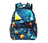 YQxwJL Dancer Dance Print Laptop Backpack Stylish Bookbag College Bookbag Business Travel Backpack for Men Women, Abstract Scientific Chemistry, One Size