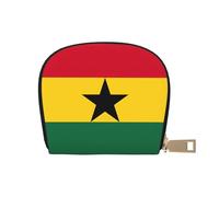 YQxwJL Flag of Ghana print Credit Card Holder, Small Card Wallet for Women Credit Card Wallet Organizer for Men, White, One Size