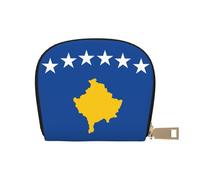 YQxwJL Flag of Kosovo print Credit Card Holder, Small Card Wallet for Women Credit Card Wallet Organizer for Men, White, One Size