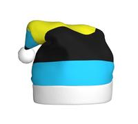 YQxwJL Flag Of The Sultanate Of Burongan Print Santa Hat, Plush Christmas Hats, Holiday Festive Headwear, For Christmas Parties Everyday Wear