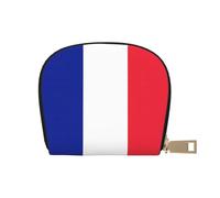 YQxwJL French flag print Credit Card Holder, Small Card Wallet for Women Credit Card Wallet Organizer for Men, White, One Size