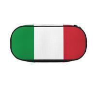 YQxwJL Italian flag print Large Capacity Pencil Case Black Color,Pen Bags Pencil Pouch Organizer for Office College