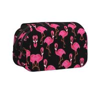 YQxwJL Lovely Pink Flamingos print Pen Bags Pencil Bag Pouch Case,Pencil Pouch Organizer for Office College Daily Use