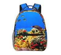 YQxwJL Sea Fish Pattern Print Lightweight Packable Backpack For Travel Camping Outdoor, Lightweight Foldable Daypack