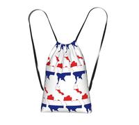 YQxwJL Thailand Flag Map Print Drawstring Backpack Bags, String Backpack Cinch Sack Bags For Trip Beach For Daily Use