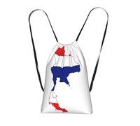 YQxwJL Thailand Flag Map Print Drawstring Backpack Foldable Drawstring Bag Large Capacity Gym Bag Track Bag For Women Men