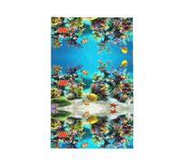 YQxwJL Tropical Fish Print kitchen Towels Dish Cloths, Towels Waffle Weave Ultra Soft Absorbent Quick Drying, 41x66 Cm