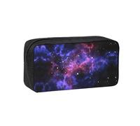 YQxwJL Universe Galaxy Star Space Print Pencil Box Large Capacity Pencilcase Wear-Resistant Pen Organizer Bag Pouch for Office Makeup