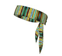 YQxwJL Vertical Planks In Carpentry Oak Timber Print Tie Sweatband Headband Men, Ninja Headbands, Sports Head Tie, Mens Athletic Headband Hair