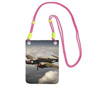 YQxwJL World War 2 Aircraft Airplane 2-Standard-Scale-2_00x Print Sling Bag For Men Women, Casual Mini Phone Purses, Anti-Theft Phone Bag, For Hiking Travel