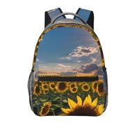 YQxwJL Zebra Stylish Print Laptop Backpack Bookbag College Backpack Business Work Bag for Men Women, Sunflowers Solar Light, One Size