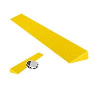 Yqyc Indoor Kerb Ramp For Threshold Wheelchair Scooter Sweeping Robot, For Bike, Wheelchair, Cleaning, Robot, Garage, Warehouse (Color : Yellow, Size : Height 6.5cm)