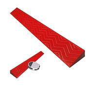 Yqyc Indoor Kerb Ramp For Threshold Wheelchair Scooter Sweeping Robot, For Bike, Wheelchair, Cleaning, Robot, Garage, Warehouse (Color : Red, Size : Height 5cm)
