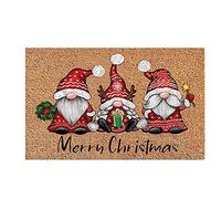 YQYH Christmas Doormats Home Front Door Decorations Welcome Blankets Halloween Festival Decor Door Mat Anti-Slip Back Indoor Outdoor Decor Carpet Entrance Rugs (A-2)