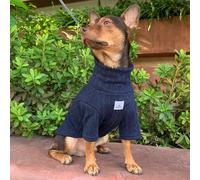 YQYS Dog Turtleneck Sweaters Pullover Sweater for Small Dogs and Kitten Thick Warm Cute Cat Sweater Teacup Dog Clothing Puppy Clothes Ropa para Perro Dark Blue XSmall