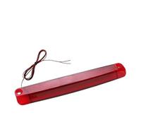 YQZGRD Car Third Brake Light Car 18Leds Brake Tail Light Rear Wing Stop Lamp Universal Red Indicator Auto Styling 3rd Parking Indicator Taillight