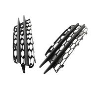 YQZGRD Front Headlight Grille Cover 2Pcs Car Honeycomb ABS Front Lower Bumper Mesh Fog Light Grille For SCIROCCO 2008 2009 2010 2011 2012 2013 2014