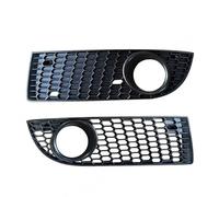 YQZGRD Front Headlight Grille Cover Car Front Bumper Fog Light Grill Fog Light Open Vent Grille Intake Cover For MK6 2008-2013 Honeycomb Mesh