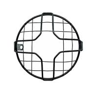 YQZGRD Headlight cover 6.3" Motorcycle Headlight Grill Protector Guard Cover Mesh Side Mount Cover Universal For For Choppers